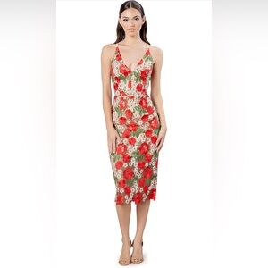 Dress the Population Women's Aurora Bodycon Midi Dress